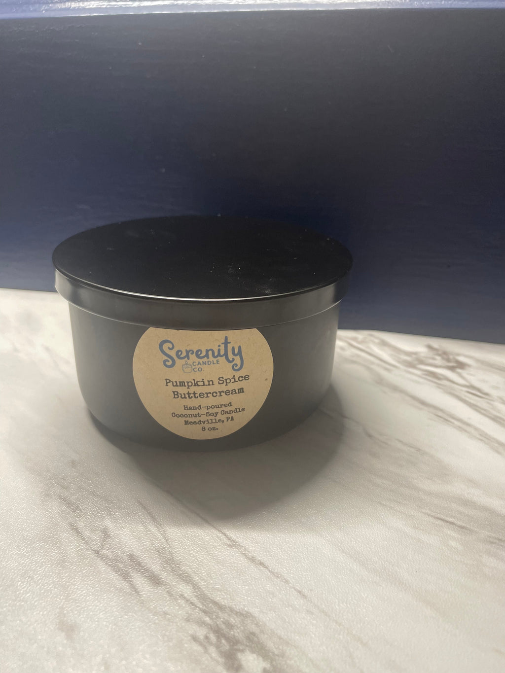 8 oz. 3 wick Pumpkin Spice Buttercream Candle