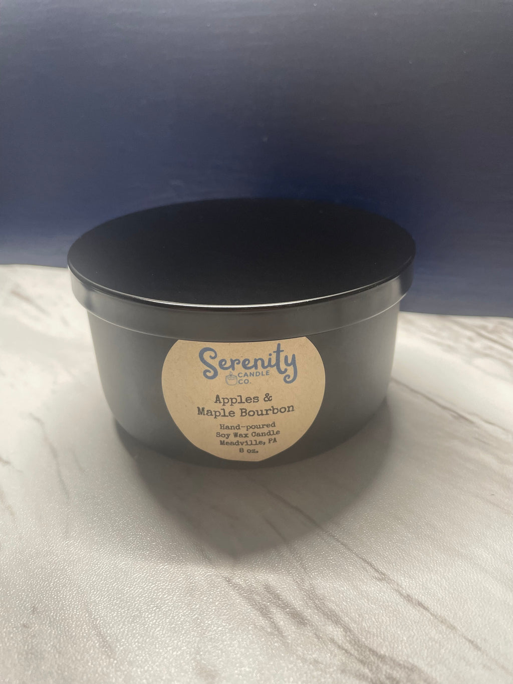 8 oz. 3 wick Apple & Maple Bourbon Candle
